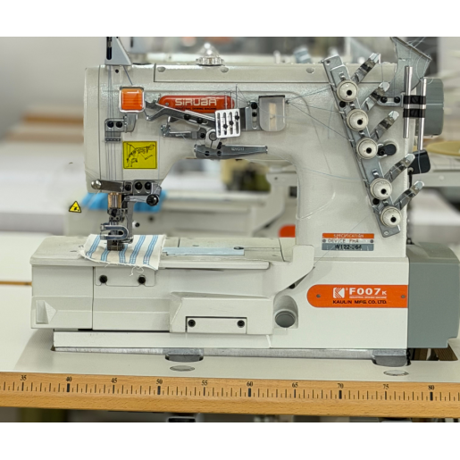 Masina pentru cusatura de acoperire, plana, cu 3 ace si 5 fire Siruba F007K-W122-364