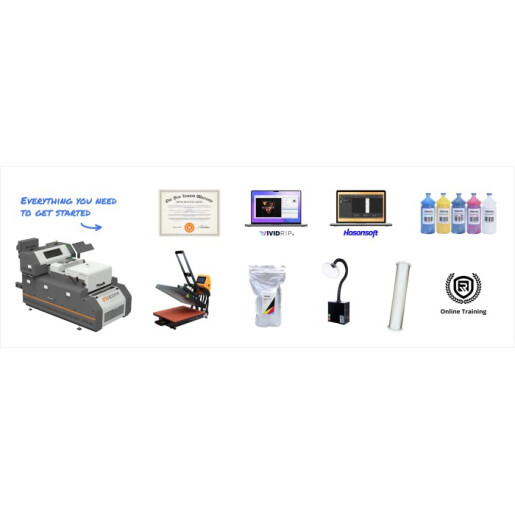 Set imprimanta DTF Ricoma DTF-1202T+ Presa Termica + Purificator -  bundle