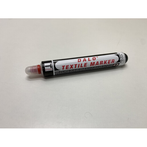 Marker permanent cu varf metalic pentru materiale textile dalo Rosu – Italy