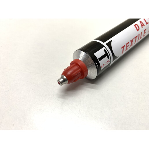 Marker permanent cu varf metalic pentru materiale textile dalo Rosu – Italy