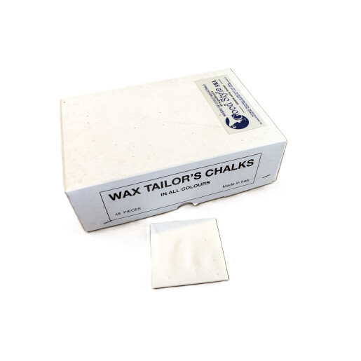 Creta alba pentru croitorie - 48 buc/cutie - Italia