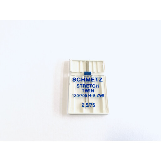 Ac dublu pentru masinile de cusut casnice- 2 ace/2.5mm, finetea 75