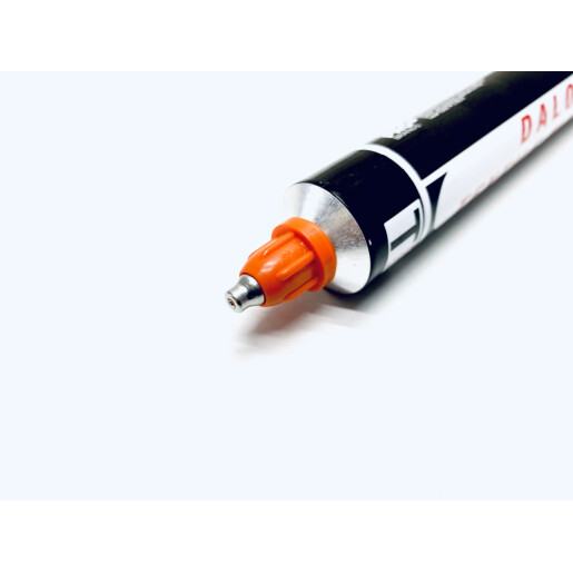 Marker permanent cu varf metalic pentru materiale textile dalo Portocaliu – italy