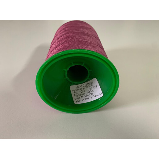 Ata de cusut piele SMAFIL MODA 10/3 Mov 125, 1150 mt.