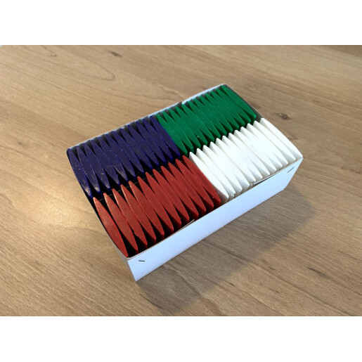 Creta cerata color pentru croitorie - 48 buc/cutie – Italia