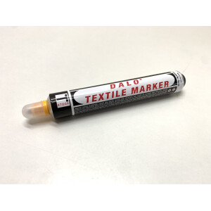 Marker permanent cu varf metalic pentru materiale textile dalo Galben – Italy