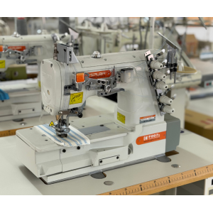 Masina pentru cusatura de acoperire, plana, cu 3 ace si 5 fire Siruba F007K-W122-364