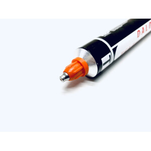 Marker permanent cu varf metalic pentru materiale textile dalo Portocaliu – italy