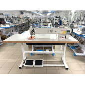 Masina de cusut cu un ac si triplu transport cu brat lung si taiere  KRAFFT KF-1510G-65/AUT 