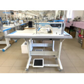 Masina de cusut liniar JACK A5E si stand cu roti
