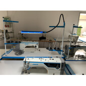 Lampa led cu brat flexibil si prindere de suportul atelor
