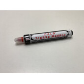 Marker permanent cu varf metalic pentru materiale textile dalo Rosu – Italy