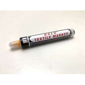 Marker permanent cu varf metalic pentru materiale textile dalo Galben – Italy