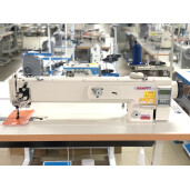 Masina de cusut cu un ac si triplu transport cu brat lung si taiere  KRAFFT KF-1510G-65/AUT 