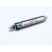 Marker permanent cu varf metalic pentru materiale textile dalo Negru – Italy