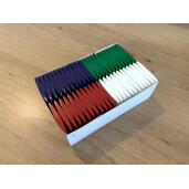 Creta cerata color pentru croitorie - 48 buc/cutie – Italia