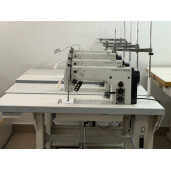 Masina de cusut liniar, automata, cu transport cu acul in material Durkopp 272